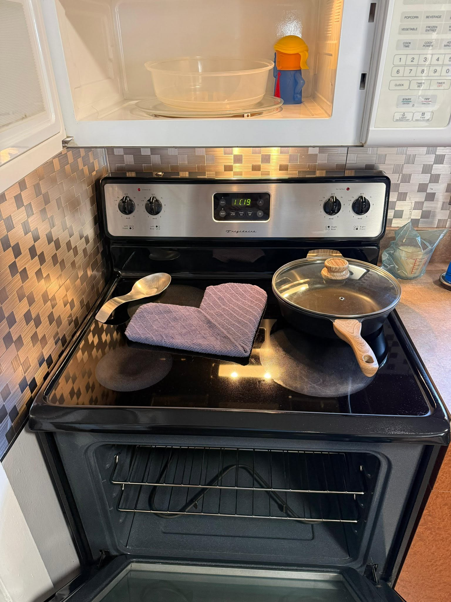 Clean oven and stovetop